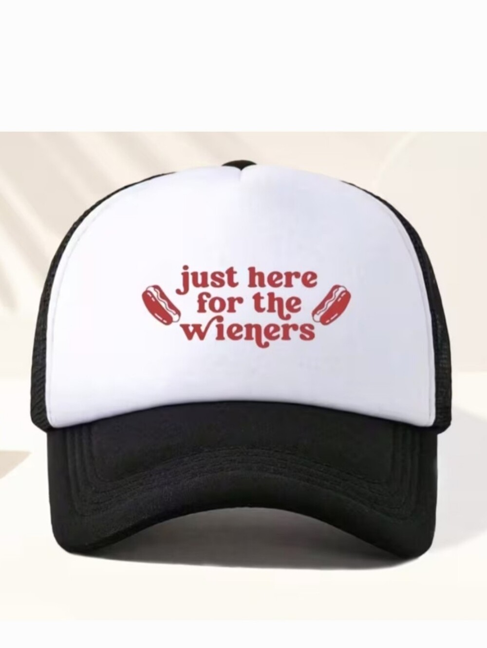🌺Just Her For The Wieners Trucker Hat Party Hats Hats With Sayings Funny Hats